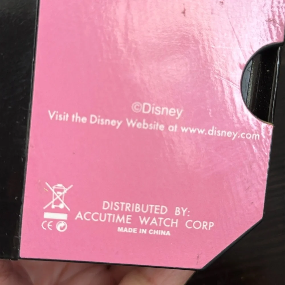 VINTAGE Disney Minnie Mouse Watch with Black Strap